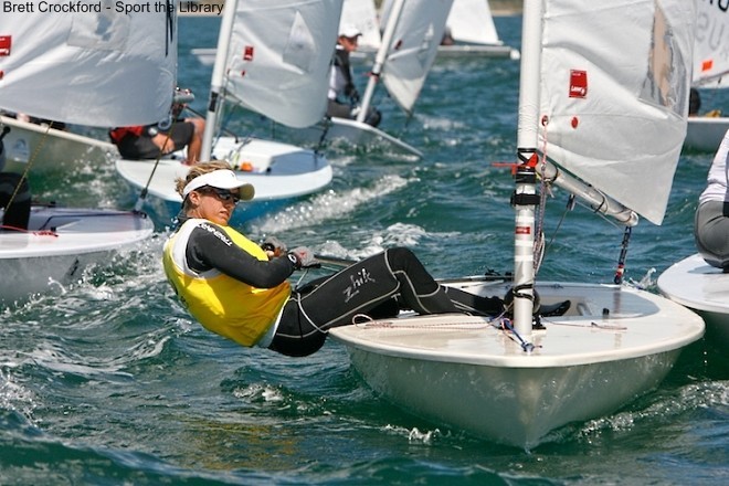 Anna Tunnicliffe (USA) - Laser Radial Sail Melbourne &copy; Brett Crockford /Sport the Library